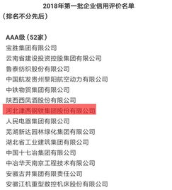 津西集團(tuán)榮獲AAA級(jí)信譽(yù)企業(yè)稱(chēng)號(hào)，樹(shù)立行業(yè)信用標(biāo)桿